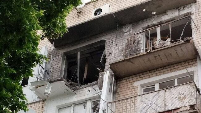 Последствия ракетного обстрела ВСУ Херсонской области. 26 мая 2025