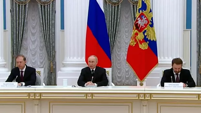 Встреча Путина с представителями деловых кругов