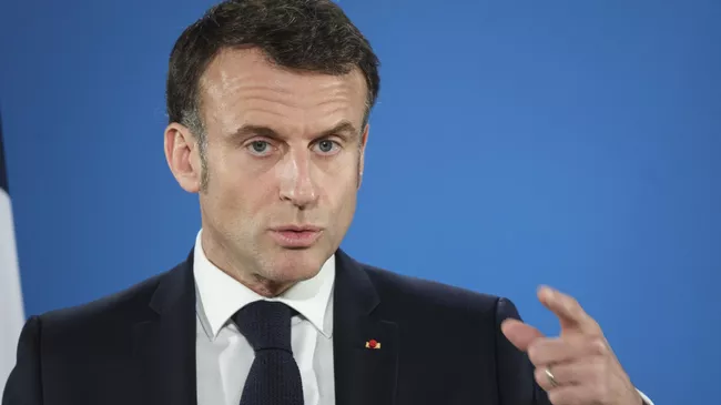 Президент Франции Эммануэль Макрон