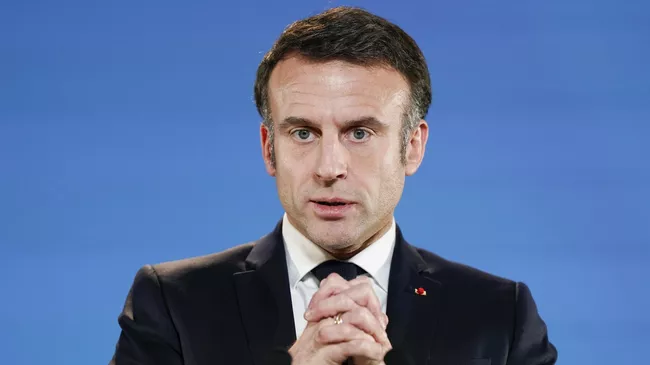 Президент Франции Эммануэль Макрон