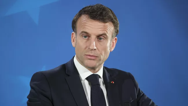 Президент Франции Эммануэль Макрон