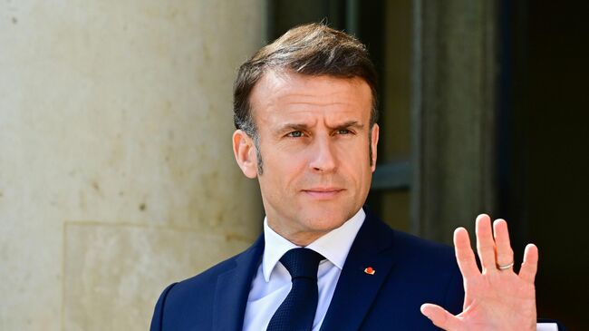 Президент Франции Эммануэль Макрон