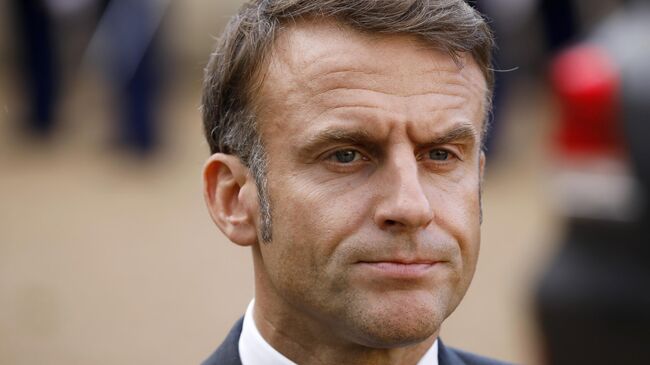 Президент Франции Эммануэль Макрон