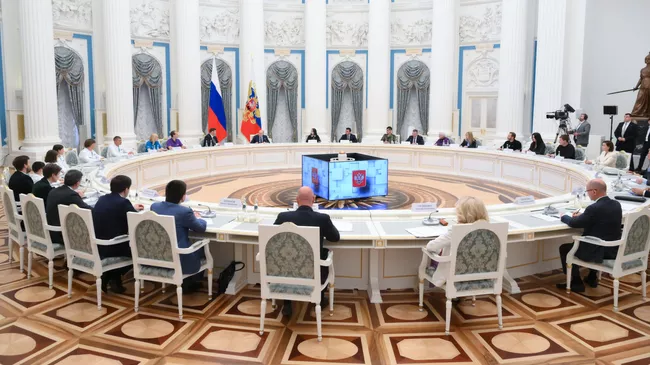 Президент РФ Владимир Путин проводит заседание наблюдательного совета Россия – страна возможностей