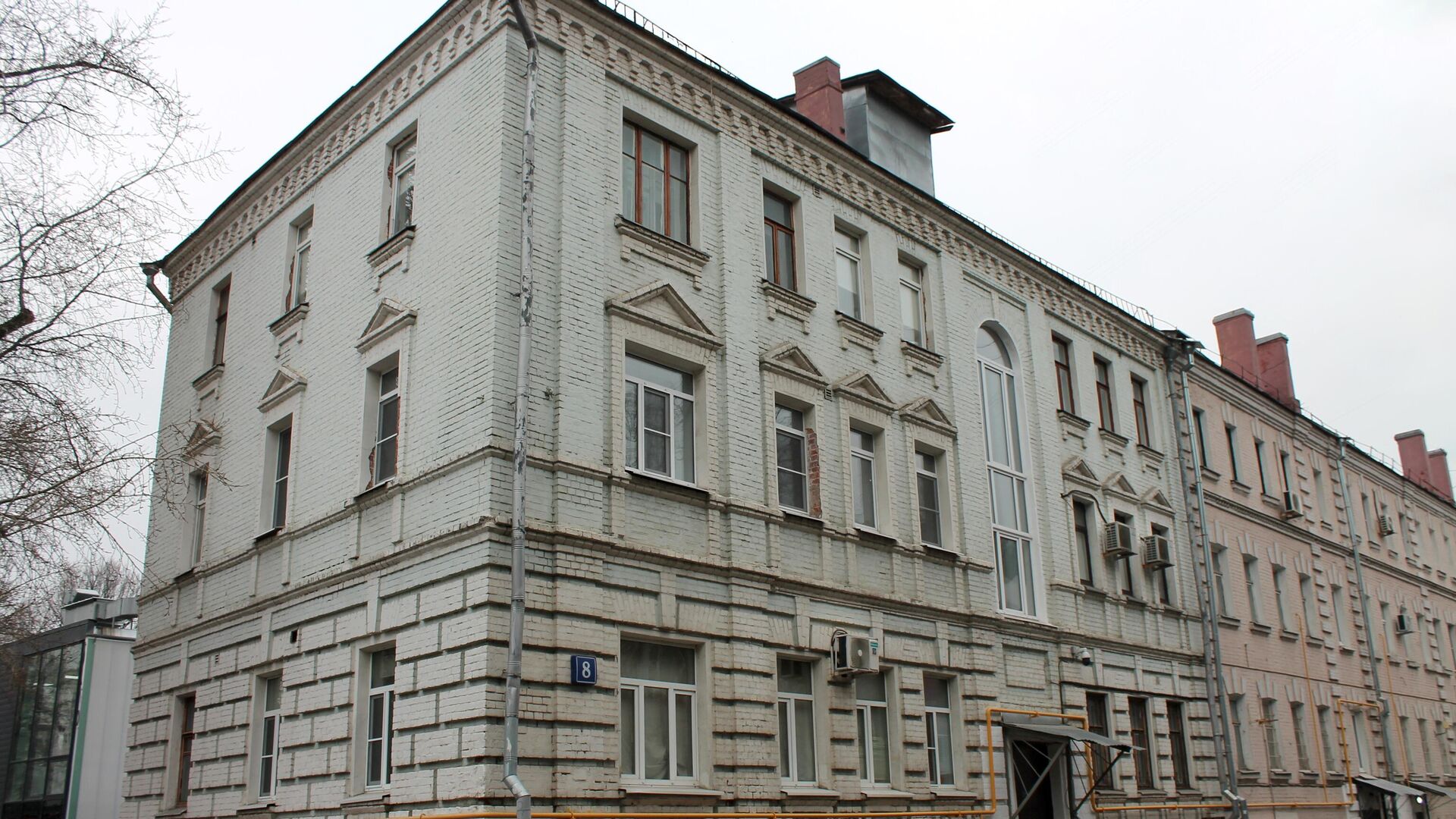 Дом 8 в Большом Факельном переулке в Москве - РИА Новости, 1920, 28.05.2025