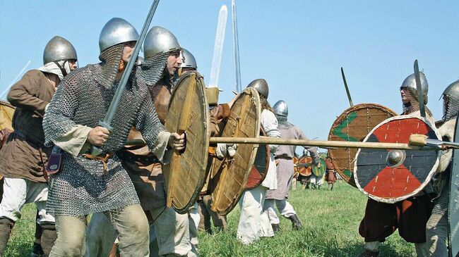 Реконструкция на фестивале Былинный берег