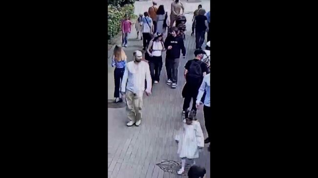 Видео с неизвестным, который пытался отравить животных в Московском зоопарке
