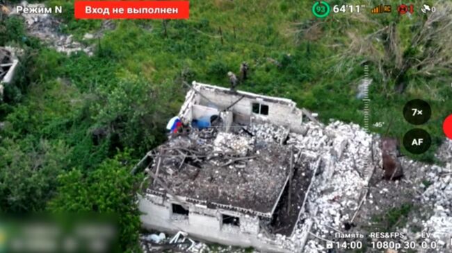 Кадры освобождения Зеленого Поля в ДНР