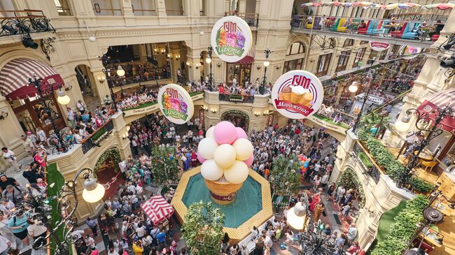 День мороженого в московском ГУМе посвятят юбилею Артека