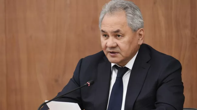 Секретарь Совета безопасности РФ Сергей Шойгу на международной встрече по безопасности