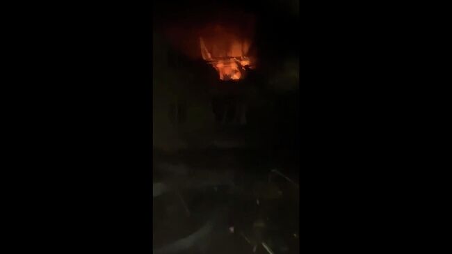 Последствия прилета БПЛА в жилые дома в Рыльске