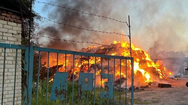 Последствия атаки со стороны ВСУ в Курской области