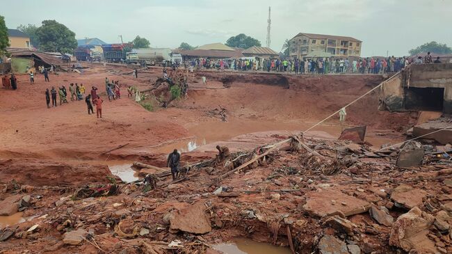 Последствия наводнения в Нигерии. 30 мая 2025