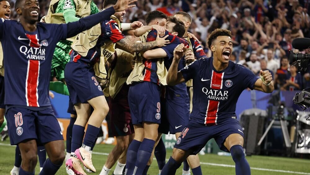 Футболисты ПСЖ в финале Лиги чемпионов УЕФА - РИА Новости, 1920, 02.06.2025