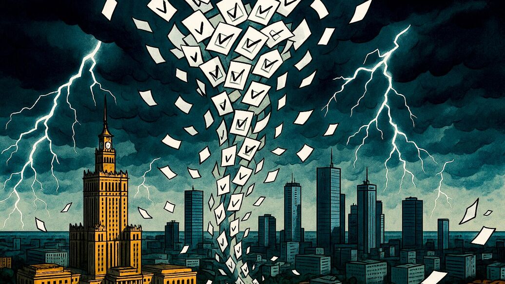 Польские либералы всю ночь праздновали победу, но потом проснулись