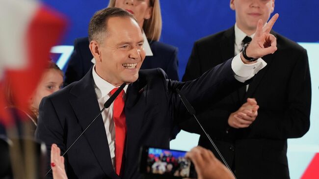 Избранный президент Польши Кароль Навроцкий