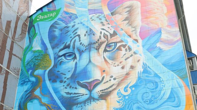 Эвалар и стрит-художник GOOZE ART создали мурал на Алтае