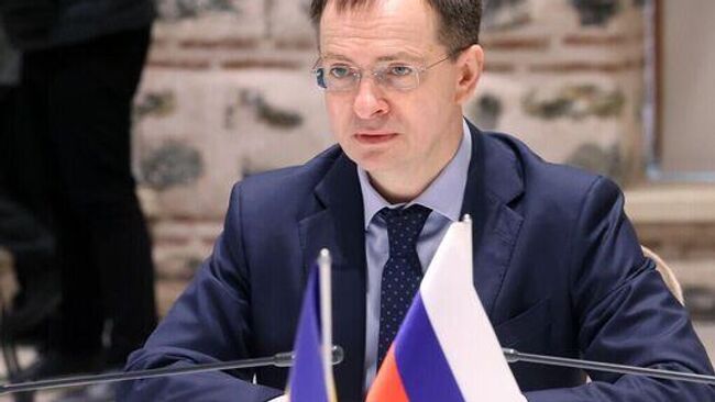 Пресс-подход российской делегации после переговоров с Украиной