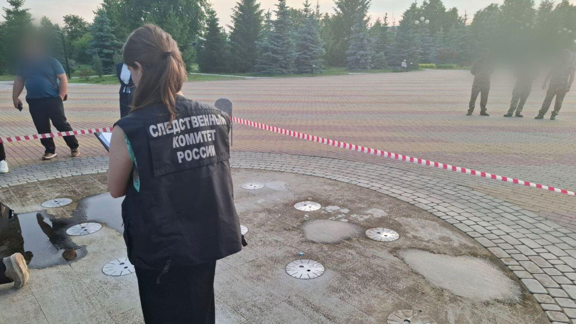 Фонтан в центральном парке поселка Томаровка Белгородской области Фонтан в центральном парке поселка Томаровка Белгородской области - РИА Новости, 1920, 02.06.2025