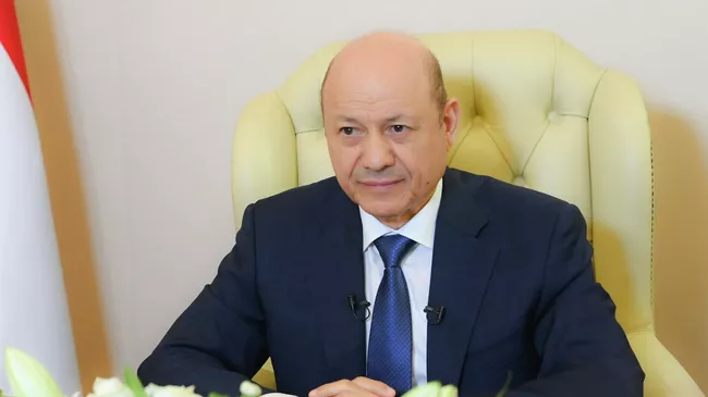 Председатель Руководящего президентского совета Йемена Рашад Мухаммед Аль-Алими