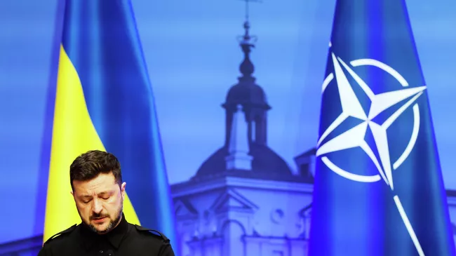 Владимир Зеленский в Вильнюсе