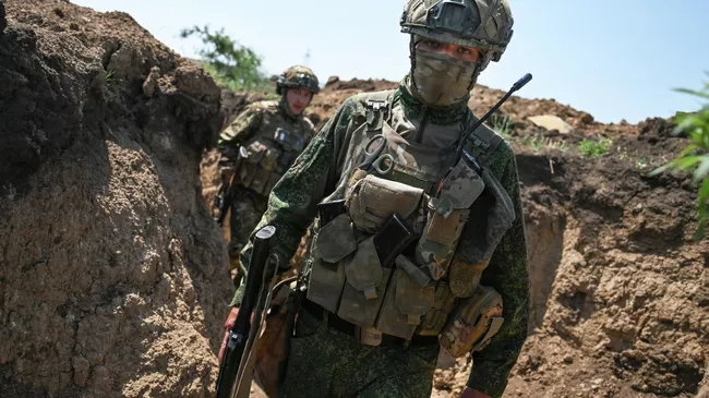 Российские военные в зоне СВО