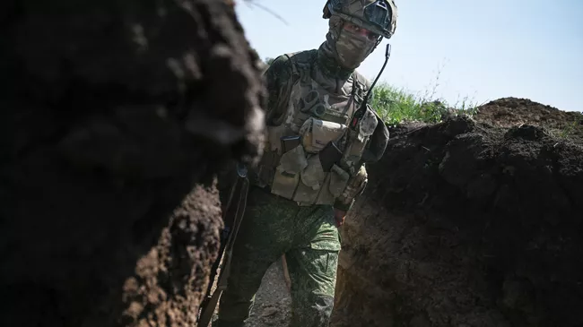 Российский военнослужащий