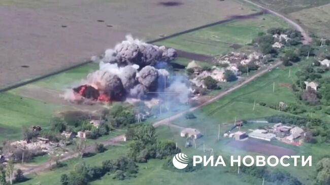 Кадры боев за освобожденный Редкодуб
