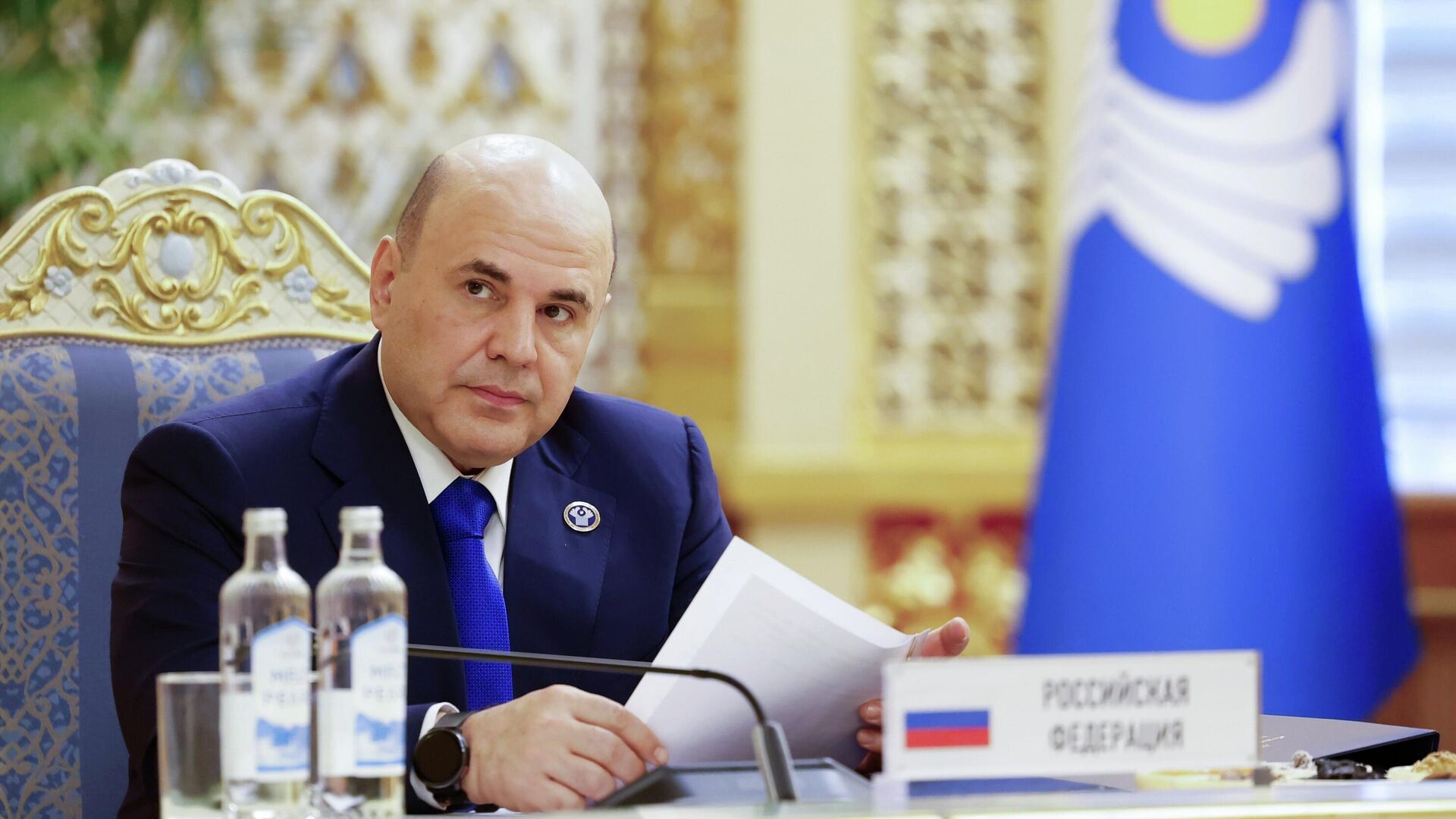 Председатель правительства РФ Михаил Мишустин на заседании Совета глав правительств Содружества Независимых Государств в Душанбе. 5 июня 2025 Председатель правительства РФ Михаил Мишустин на заседании Совета глав правительств Содружества Независимых Государств в Душанбе. 5 июня 2025 - РИА Новости, 1920, 05.06.2025