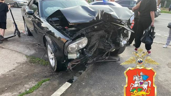 ДТП с участием двух автомобилей в Сергиево-Посадском городском округе