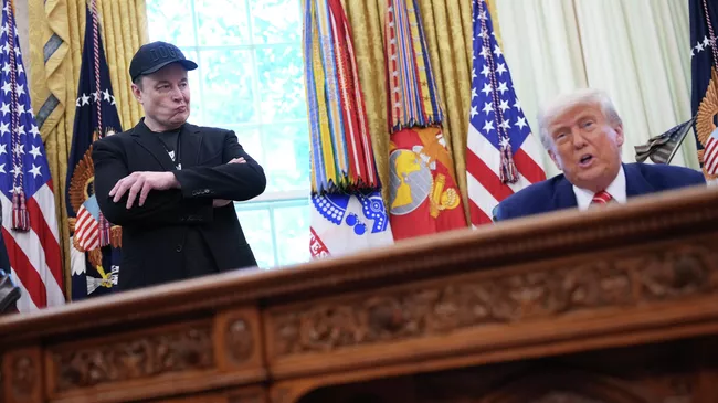 Дональд Трамп и Илон Маск