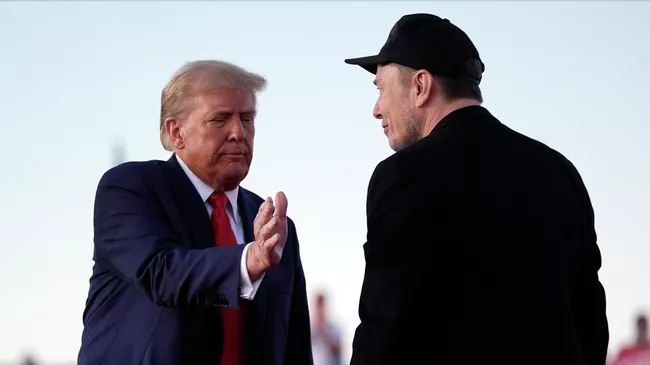 Дональд Трамп и Илон Маск