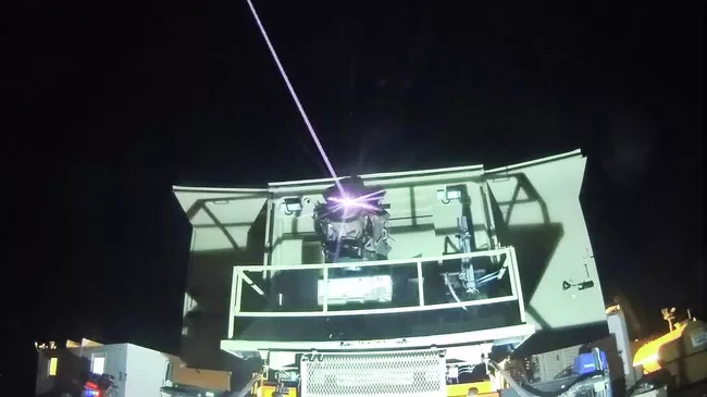 Израильская лазерная система Iron Beam