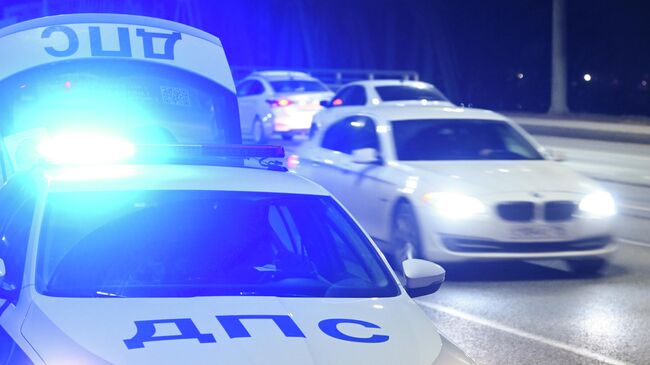 Сотрудники Госавтоинспекции МВД