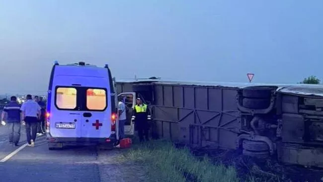 На месте ДТП с автобусом в Самарской области. 6 июня 2025