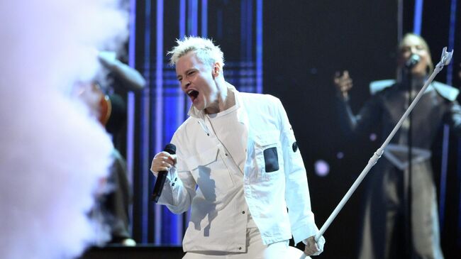 Певец SHAMAN выступает на церемонии вручения ХХ национальной телевизионной премии в области популярной музыки МУЗ-ТВ 2025. 7 июня 2025 Певец SHAMAN выступает на церемонии вручения ХХ национальной телевизионной премии в области популярной музыки МУЗ-ТВ 2025. 7 июня 2025