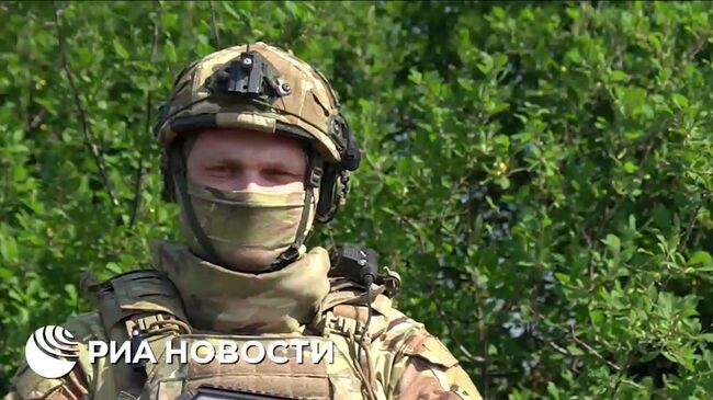Боец отряда Шторм об освобождении населенного пункта Заря в ДНР