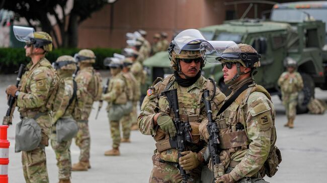 Национальная гвардия США развернута после протестов против миграционной политики президента США Дональда Трампа.