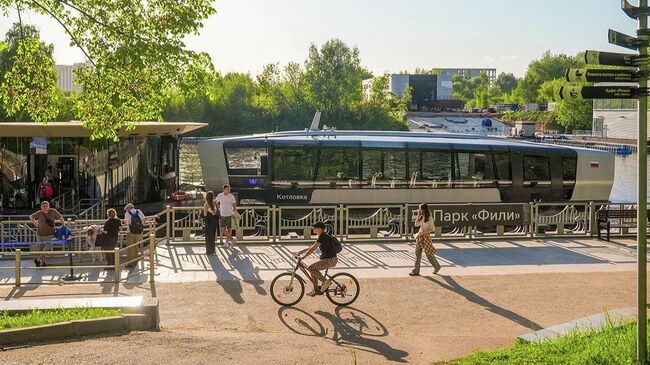 Причал Парк Фили после капитального ремонта