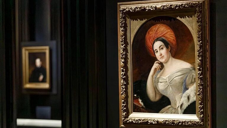 Выставка Карла Брюллова в Третьяковской галерее