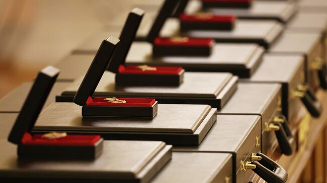 На церемонии вручения Государственных премий Российской Федерации