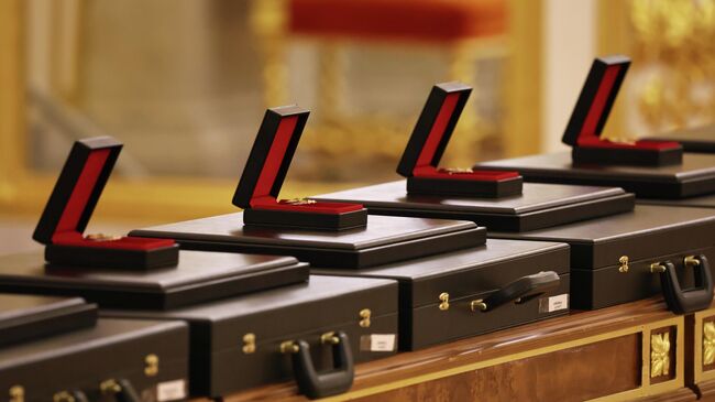 На церемонии вручения Государственных премий Российской Федерации в области науки и технологий