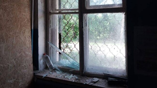 Последствия атаки ВСУ по фельдшерско-акушерскому пункту в Курской области