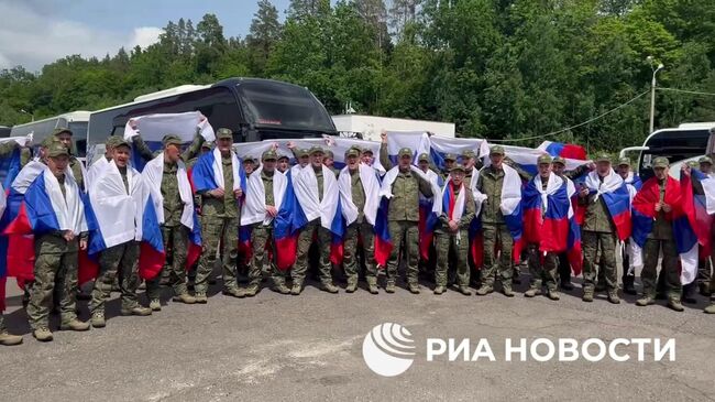 Российские военные, возвращенные с подконтрольной киевскому режиму территории