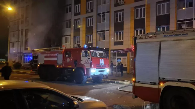 Ликвидация пожара в многоквартирном доме в Подмосковье. 12 июня 2025
