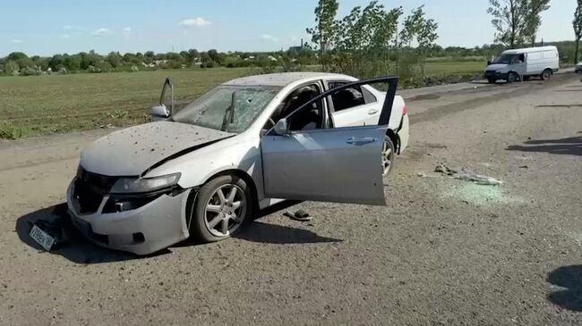 Последствия обстрела со стороны ВСУ в Макеевке