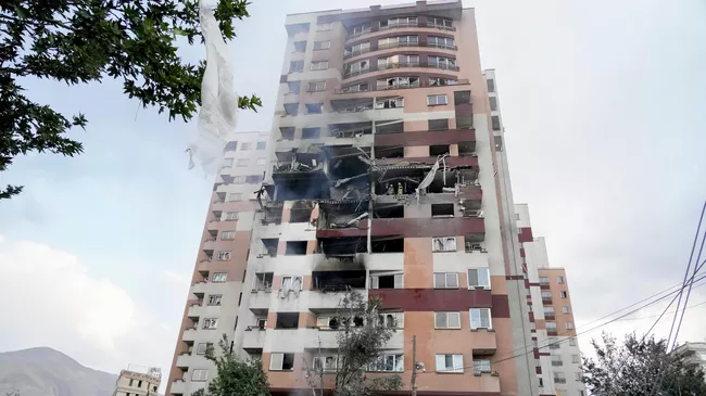 Последствия израильской атаки в Тегеране, Иран