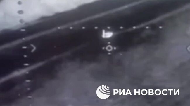 Кадры из освобожденного населенного пункта Комар