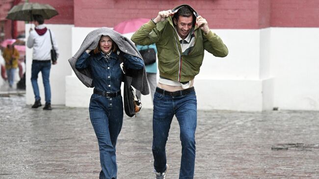 Дождь в Москве