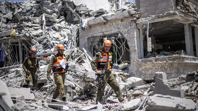 Последствия обстрела Ришон-ле-Циона со стороны Ирана